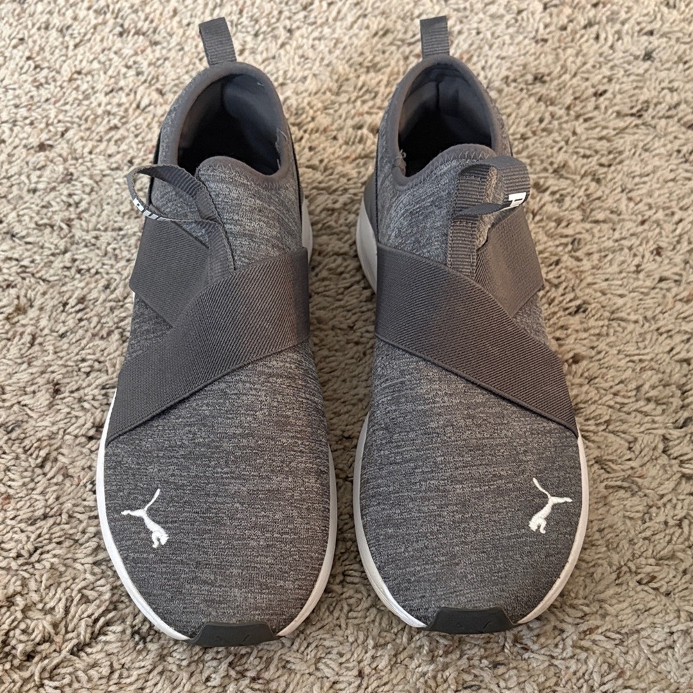Puma Women's Gray Athletic Shoes